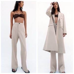 🔹NWOT🔹Zara High-Waisted Wide Leg Trousers